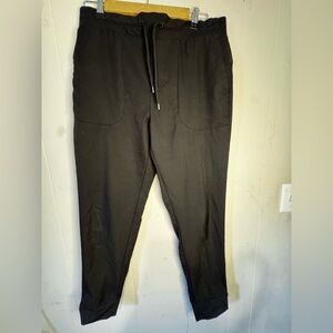 Haggar Black Drawstring Joggers